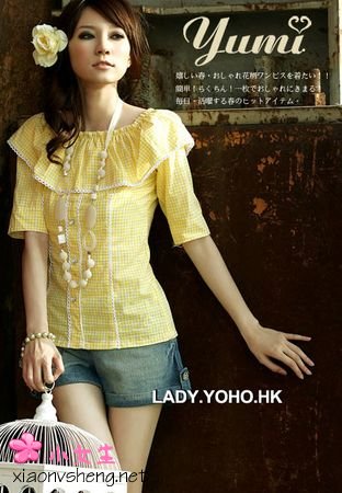 日本女生的春日亮色系装扮